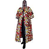 Satsuma Long Kimono For Women African Print Kimonos Dusters Cardigan Dress Boho Kaftan Formal Dresses Afrocentric Attire Wear