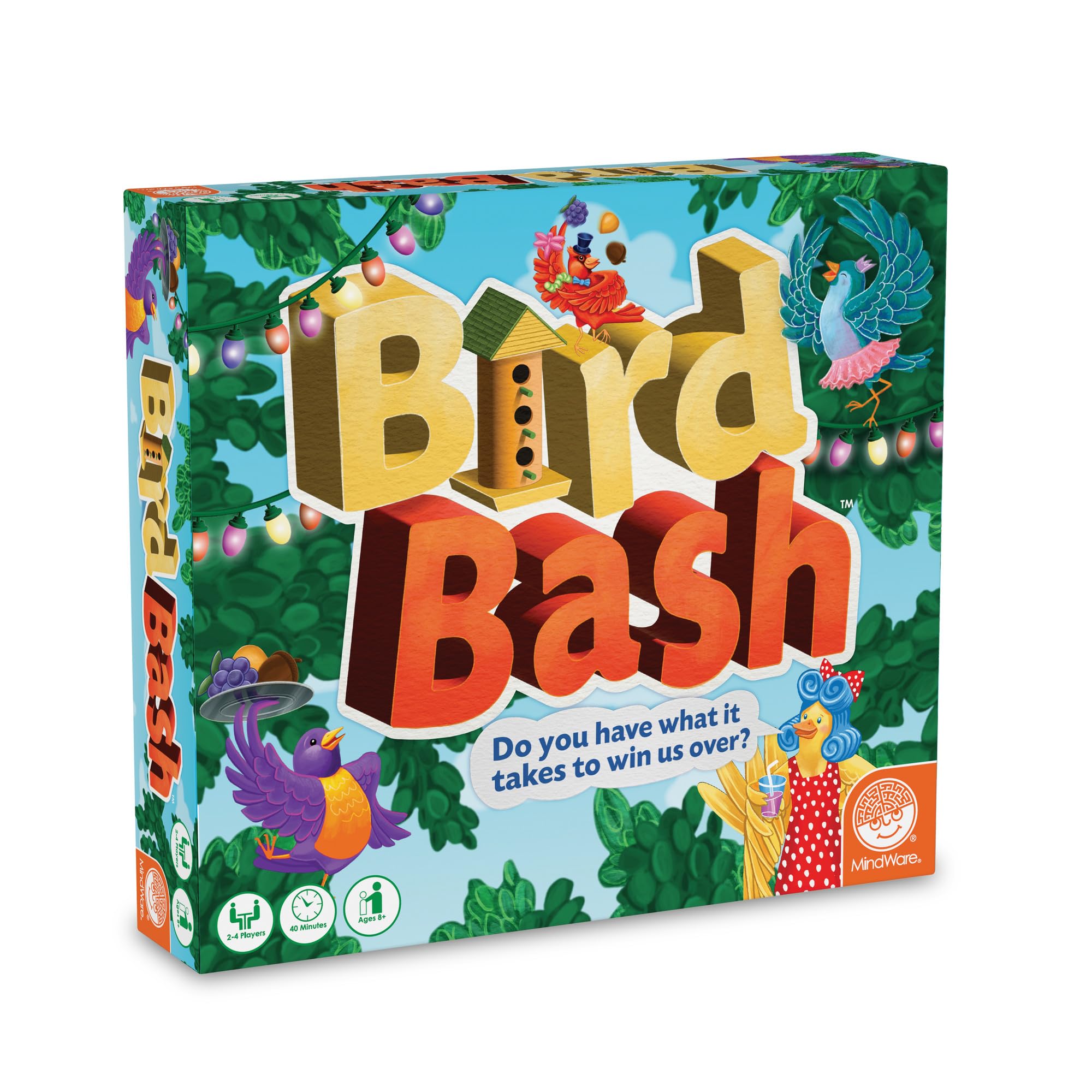 Mindware | Bird Bash | Board Game | Ages 8+ | 2-4 Players | 40 Minutes Playing Time