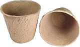 Britten & James Biodegradable 8cm Seed Pots 100pk + 20 Wooden Labels view 4
