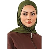 Aisha's Design Full Coverage%95 Cotton Bonnet for Women, Ready-to-Wear Hijab Bonnet Headscarf with Neck Coverage