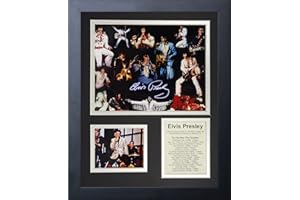 Legends Never Die Elvis Presley Framed Photo Collage, 11x14-Inch, (16182U)