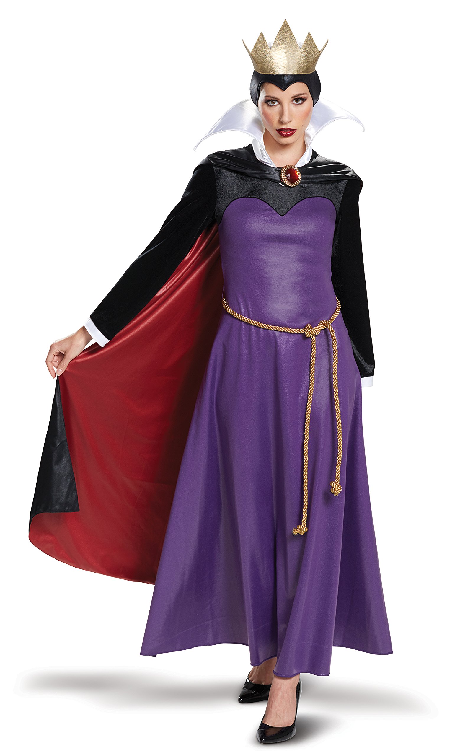 Photo 1 of Disguise Women's Evil Queen Deluxe Adult Costume, Purple, M (8-10)