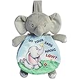 ebba Aurora® Educational Story Pals™ Do Your Ears Hang Low Baby Stuffed Animal - Bedtime Soft Book - Sensory Development - Gray 9 Inches