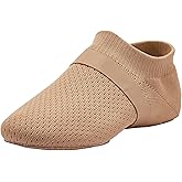 SANGEESON Slip-on Jazz Shoes for Women and Men's Lightweight Breathable Dance Shoes