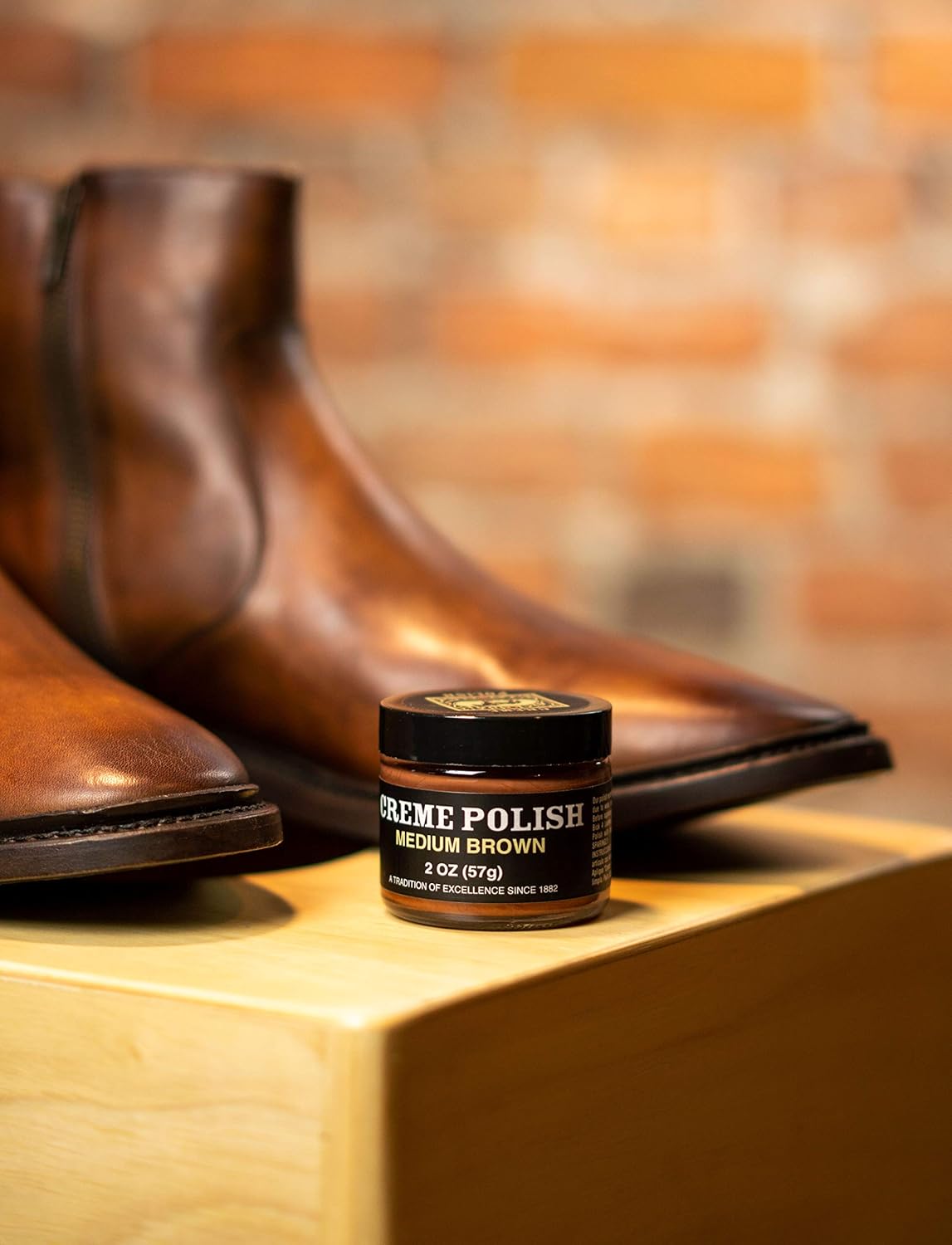 Bickmore Cream Shoe Polish - Medium Brown: Shoes