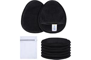 SINLAND Reusable Makeup Remover Pads For Face,Eye,Lips Microfiber Gentle Facial Cleansing Cloths for All Skin Types Friendly 