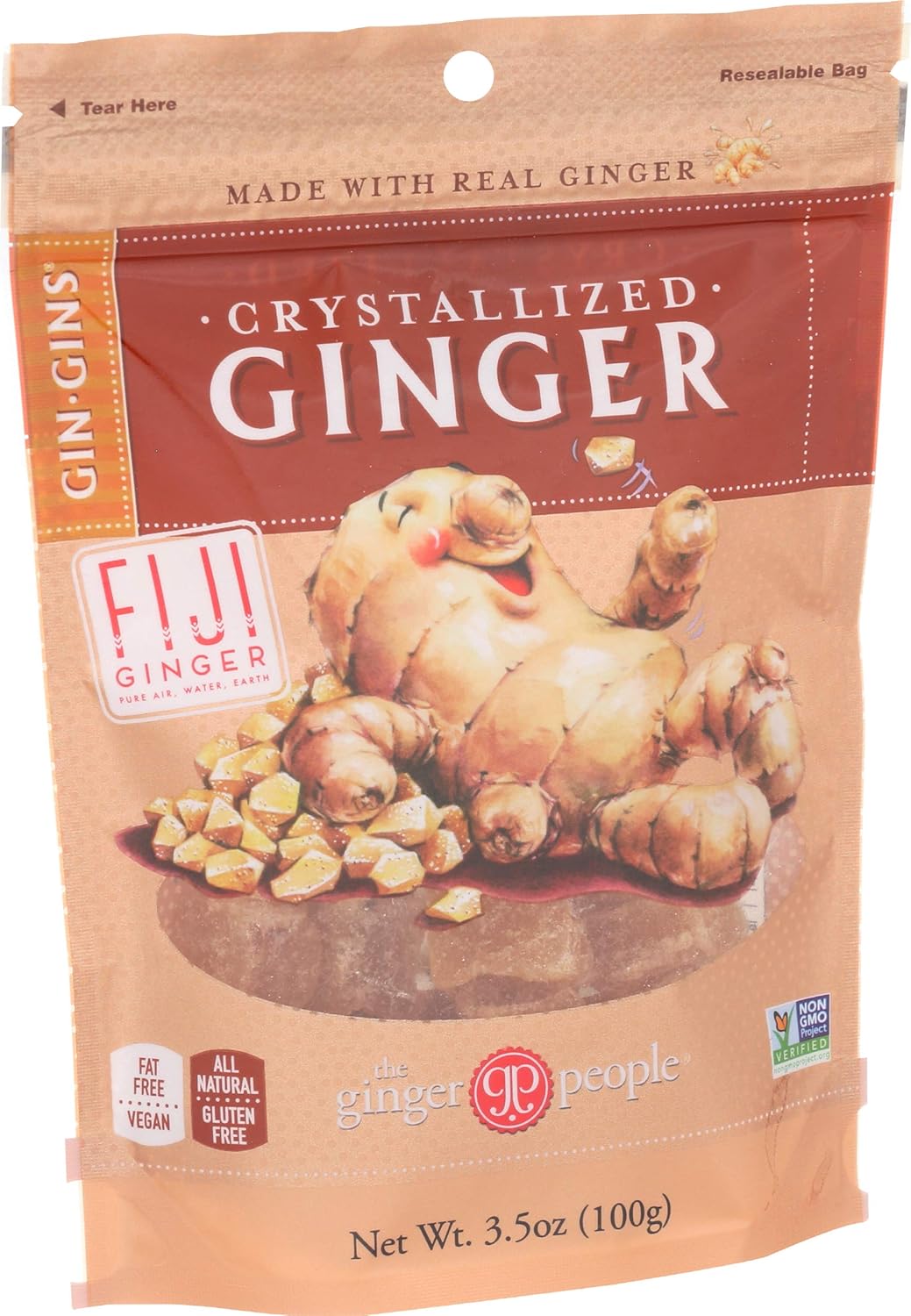 Ginger People Crystallized Ginger Candy, 3.5 Ounce : Hard Candy : Grocery & Gourmet Food