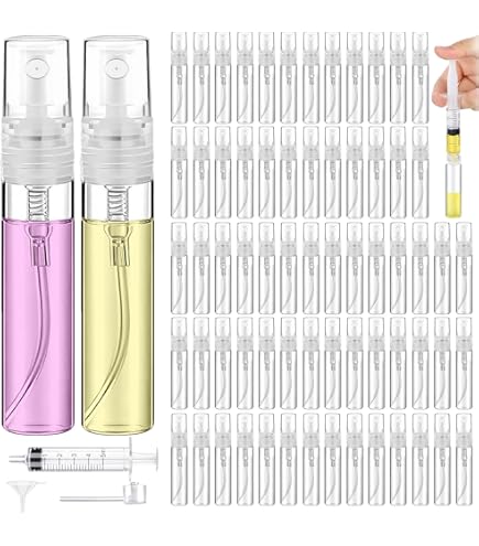 Mini-Sprühflaschen Aus Kunststoff – 2 Ml, Transparent, Für Parfüm & ätherische Öle