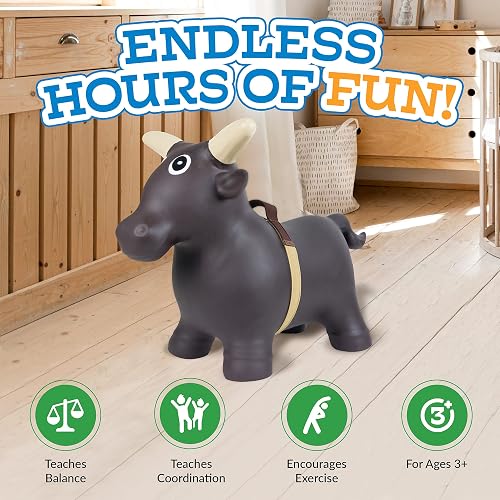inflatable bouncy bull