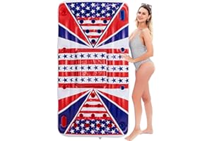 Sloosh Inflatable Pool Lounge Floating Pong Floats for Adults Party Summer Pool Floats, Pool Games Lounge Raft with Cooler