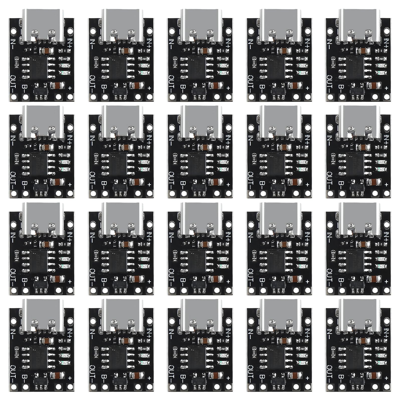 Mua XIITIA 20pcs Mini USB Type C 3.7V Lithium Battery Charger Board 4 ...