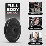 Gallant 40kg Vinyl Weight Plates 1 Inch Standard Set 4x10kg Exercise Fitness view 5