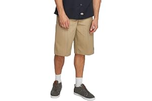 Dickies Men's 15 Inch Inseam Work Short with Multi Use Pocket, Khaki V1, 44
