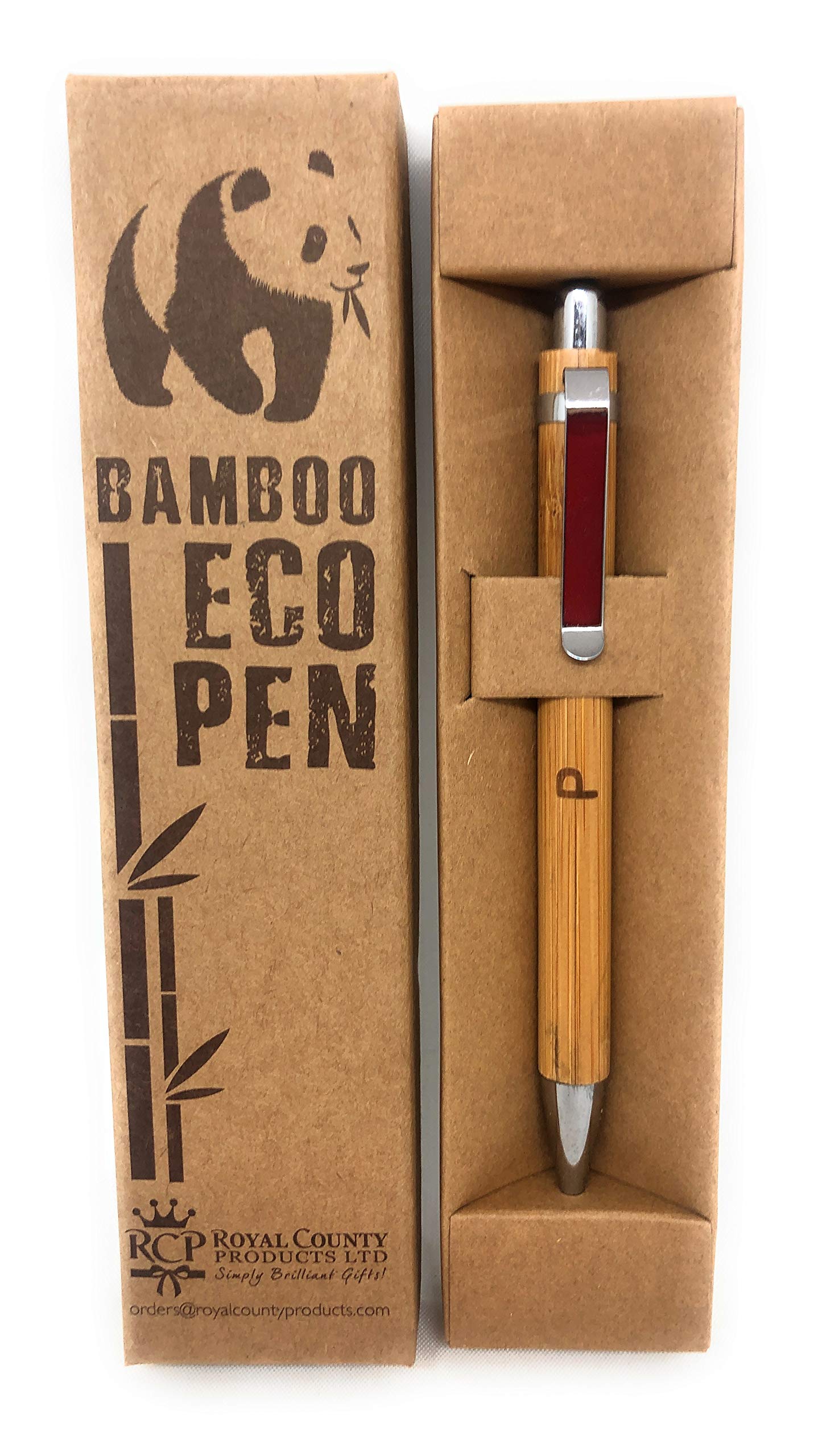 Personalised Bamboo Pens - Eco Friendly - P