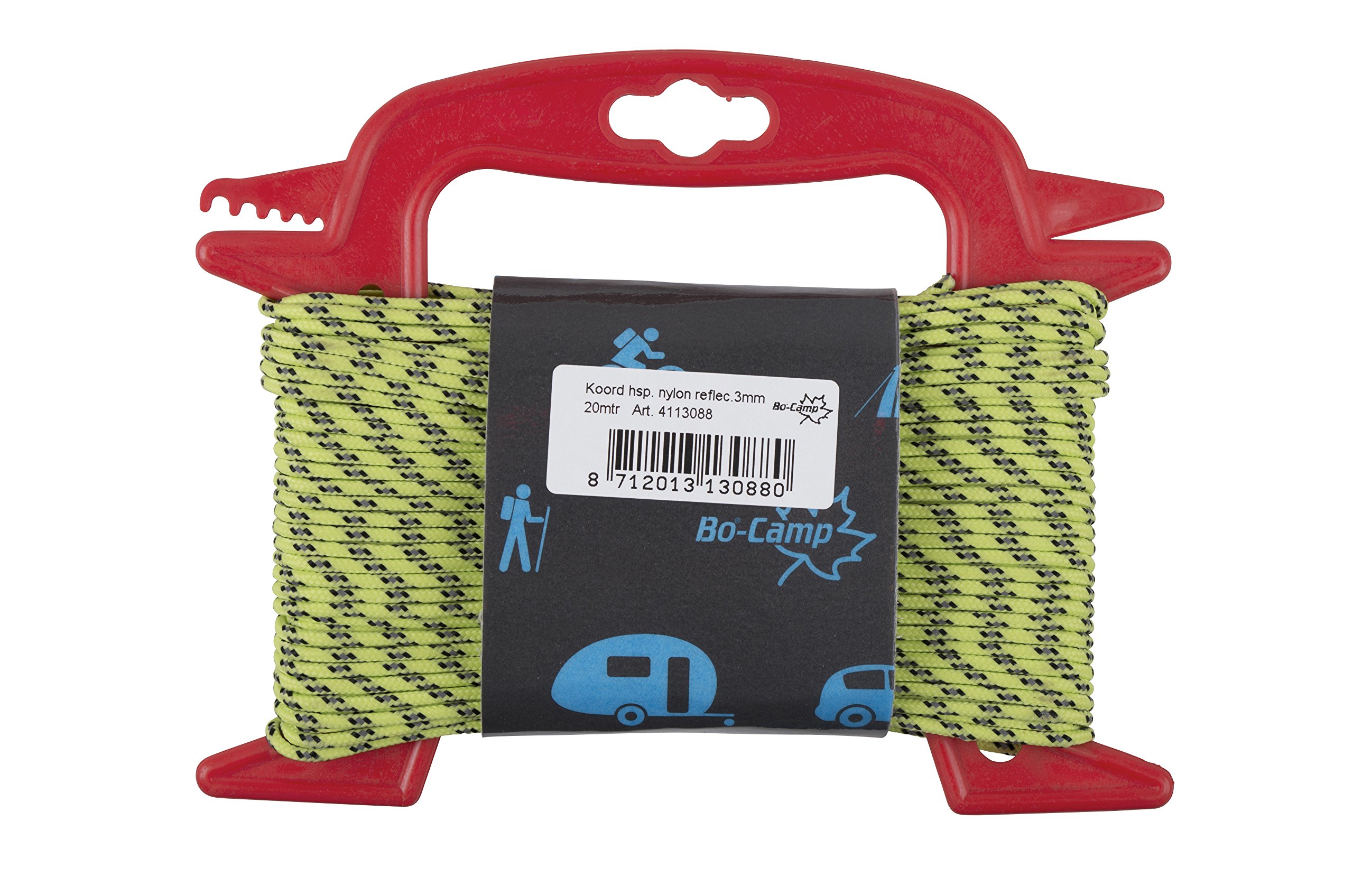 Bo-Camp - Guy rope - Nylon - Reel 20 meter - Reflective