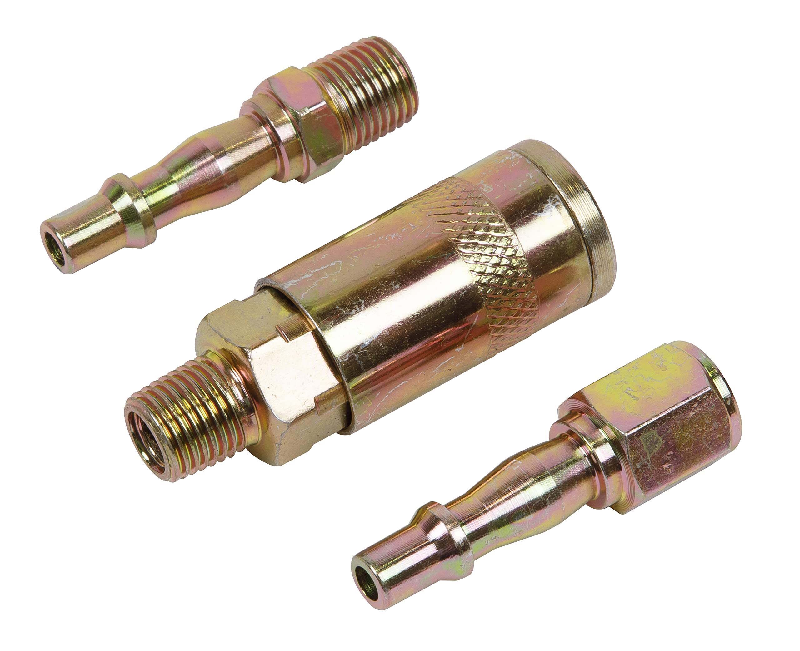 Sealey ACX60 Air Tool Coupling Kit 1/4"BSP, Silver, 27 x 79 x 157 mm