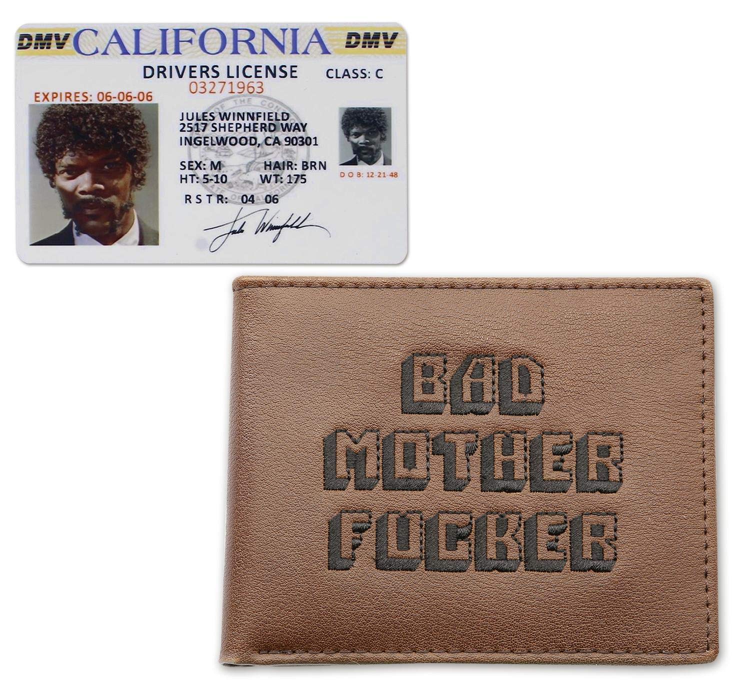 Close Up Pulp Fiction Bad Mother Fucker Geldbeutel Set