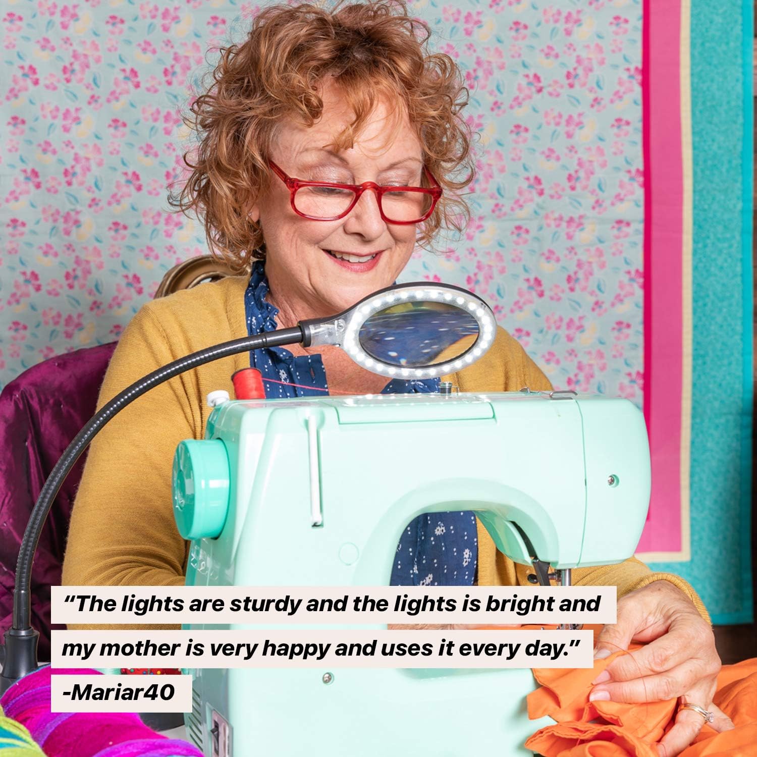 Brightech LightView Pro Flex 2 in 1: 2.25x Magnifier with Bright LED Light - Magnifying Glass Lamp with Base Stand & Clamp - for Reading, Painting, Sewing & Needle Crafts, Puzzle & Hobby Fans: Home Improvement