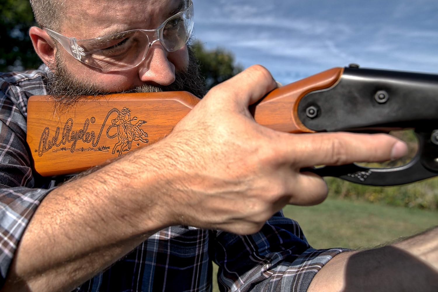 Daisy Adult Red Ryder BB Gun (1938ARR), Wood/Black : Sports & Outdoors