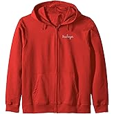 Ohio State Buckeyes Front/Back Iconic Red Zip Hoodie