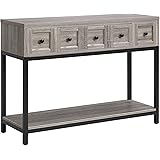 Altra Furniture Console Table in Sonoma Oak Finish