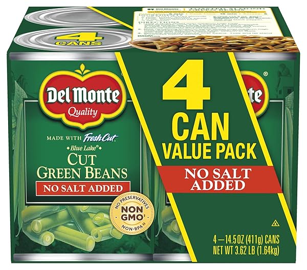 DEL MONTE CUT BLUE LAKE GREEN BEANS WITH...