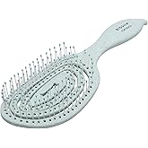 BioSilk for Pets Eco-Friendly Detangling Pin Brush for Dogs in Mint Green | Easy to Hold Ergonomic Handle Dog Brushes, Wet or