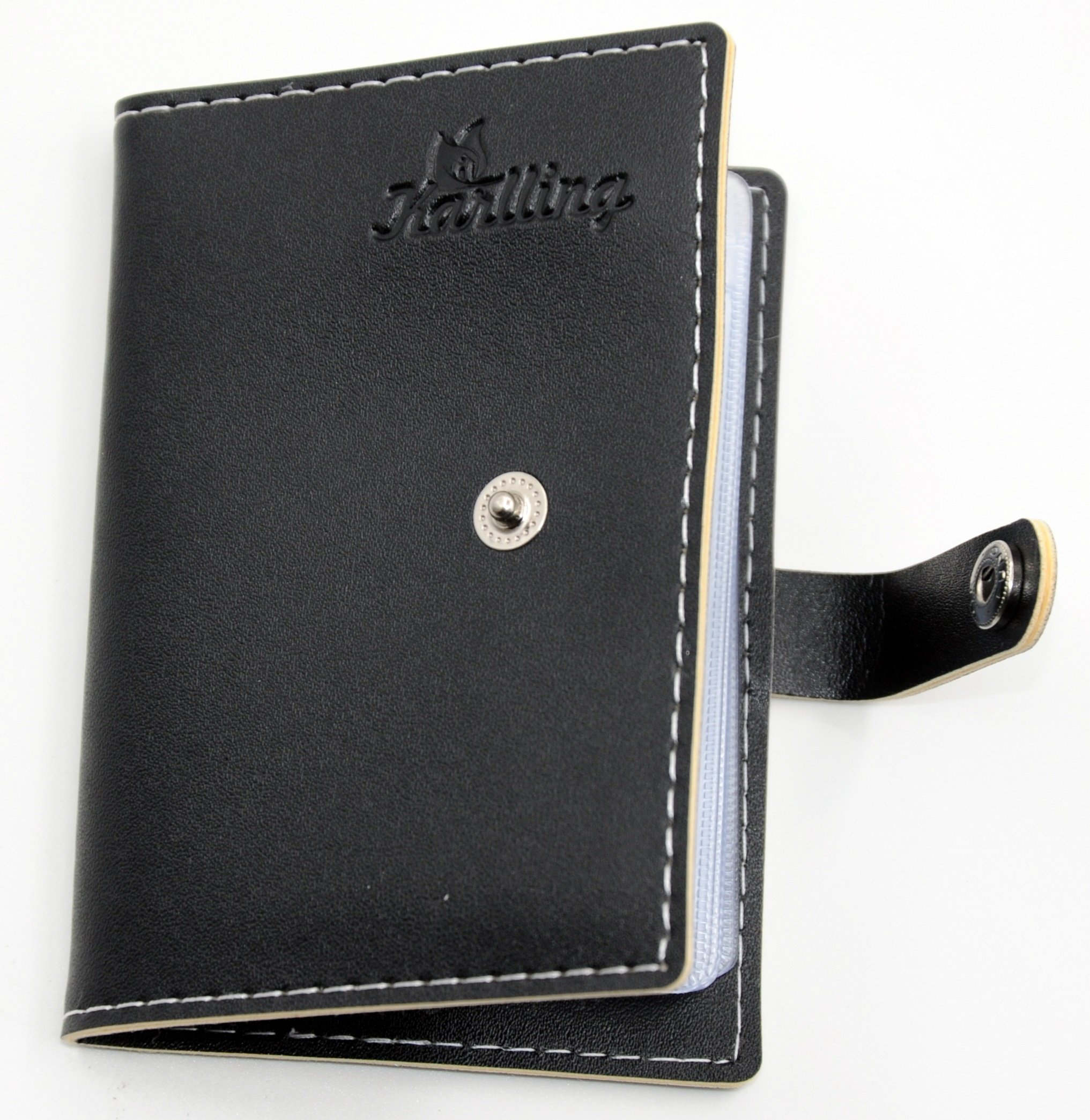 Karlling Slim Minimalist Soft Leather Mini Case Holder