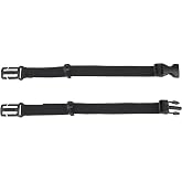 Wisdompro Backpack Chest Strap, 3/4 inch Backpack Sternum Strap - Black | Nylon Chest Belt Replacement with Quick Release Buckle for Hiking and Jogging (Compatible with 1 inch Webbing Shoulder Strap)