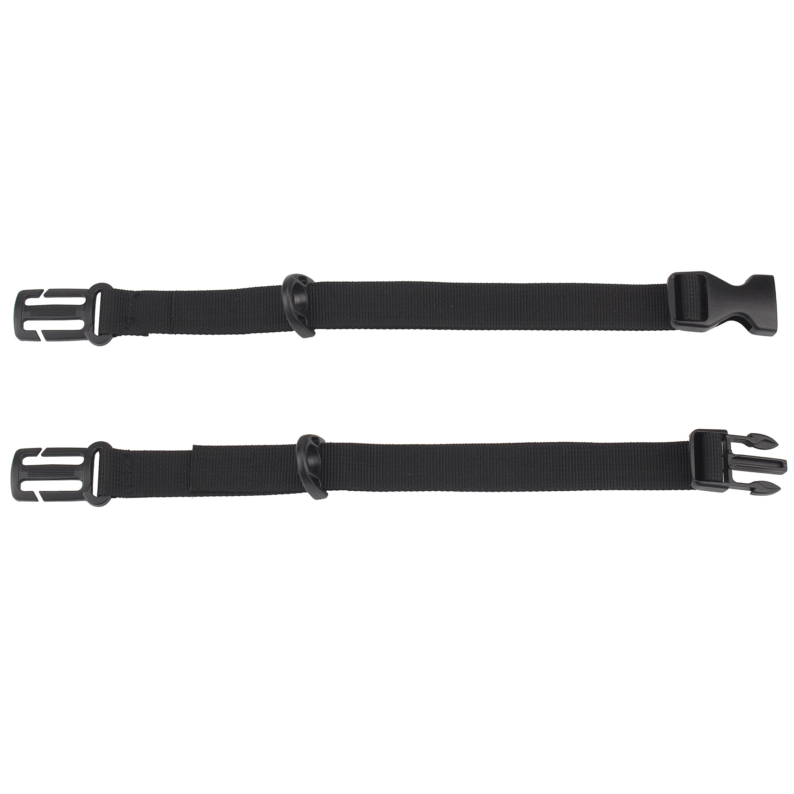 wisdompro Backpack Chest Strap, 3/4 Inch Webbing Backpack Sternum Strap, Rucksack Chest Strap Belt with Clips & Quick Release Buckle (Fit for 1 Inch Shoulder Strap)