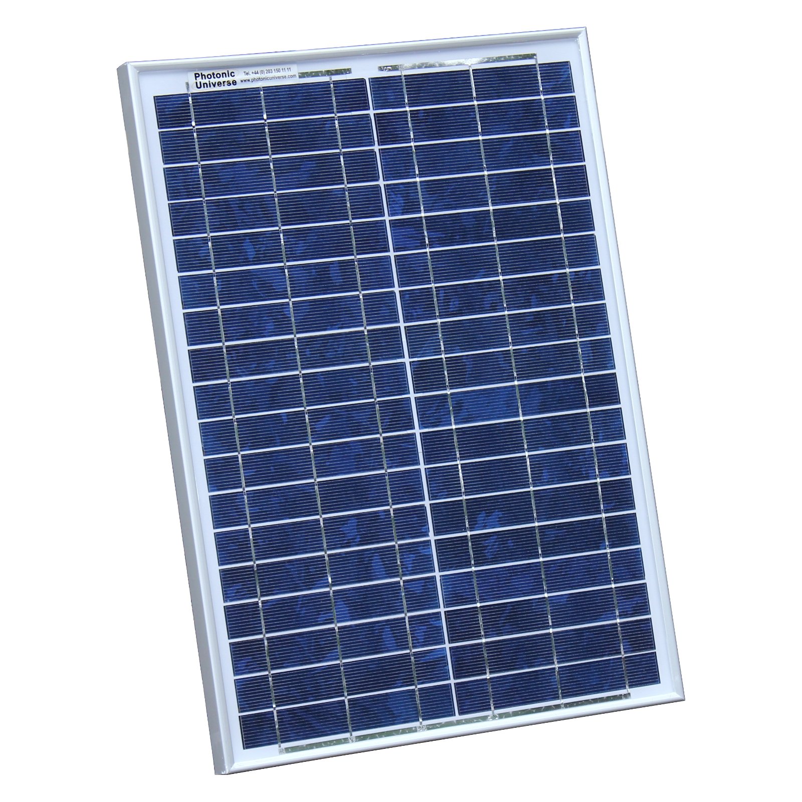 20W Photonic Universe Solar Panel with 2m Cable for a Motorhome, Caravan, Campervan, Boat or Any Other 12V System (20 watt)