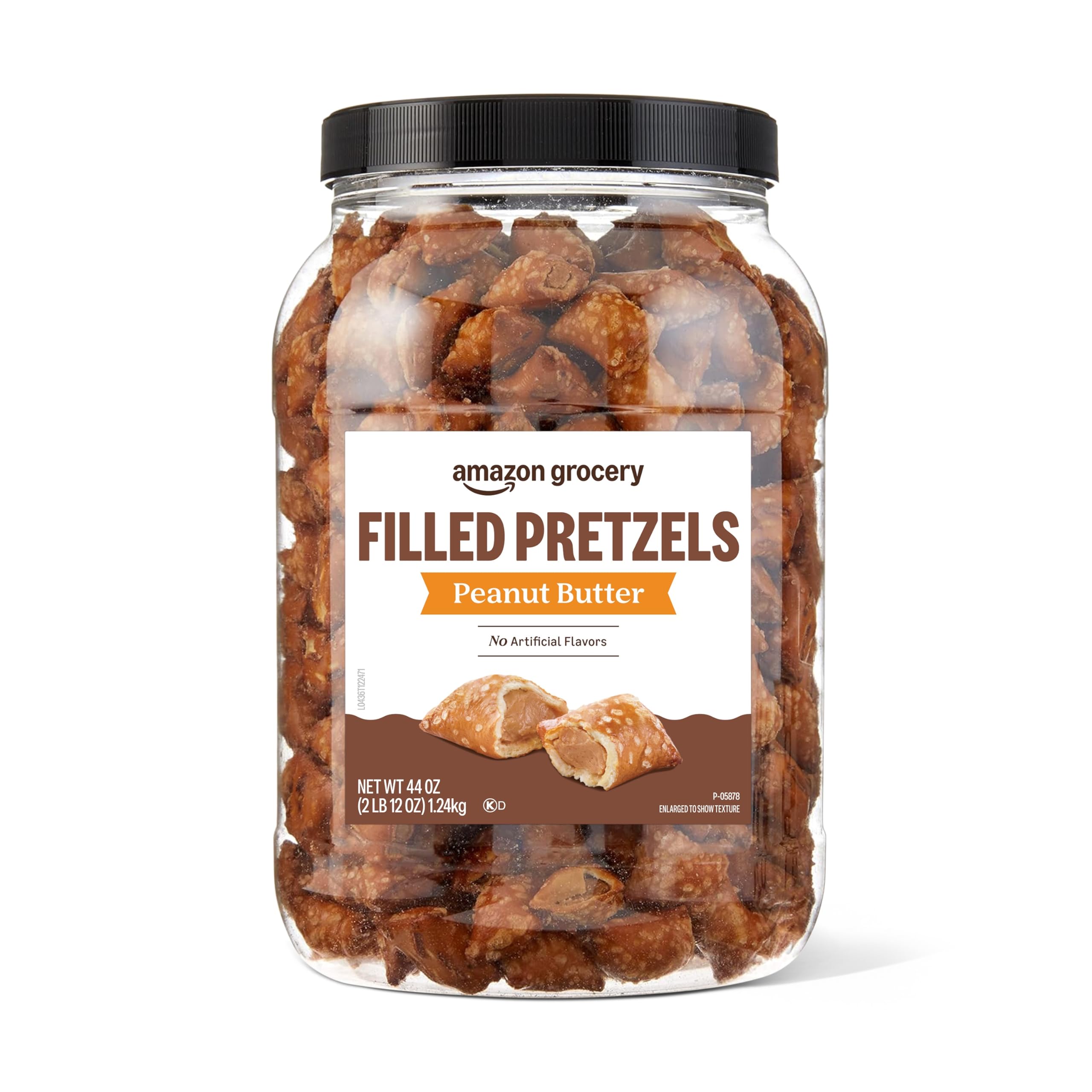 Amazon Grocery, Peanut Butter Filled Pretzels, 44 Oz