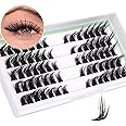 Eyelash Clusters L Curl DIY Lash Extensions Cat Eye Look Individual Lashes Fluffy Volume Cluster Lash Extensions Faux Mink False Eyelashes by ALICE