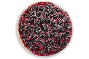 ANDY ANAND CHOCOLATIER Andy Anand Luxurious 9" Blueberry Cheesecake - Handcrafted with Fresh California Cream Cheese, Real Vanilla, and Juicy Blueberries, 2 lbs of Creamy, Decadent Dessert