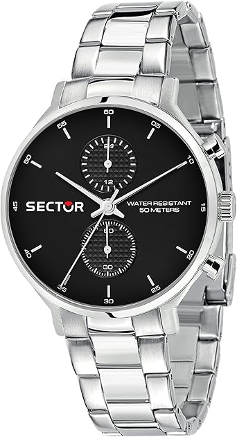 SECTOR NO LIMITS Reloj Analógico para Hombre de Cuarzo con Correa en Acero Inoxidable R3253522004