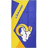 Northwest NFL Los Angeles Rams 30 x 60 Inch Beach Towel, Puzzle Design