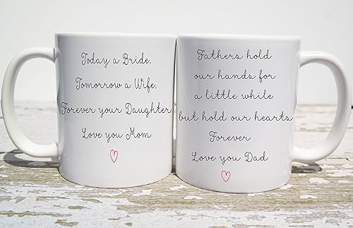mother and father of the bride mugs