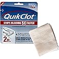 Adventure Medical Kits QuikClot Gauze - Flexible Hemostatic Medical Gauze for Emergency Survival or Disaster Preparedness Kits & More - Stops Bleeding Fast with Kaolin - 3" x 24"