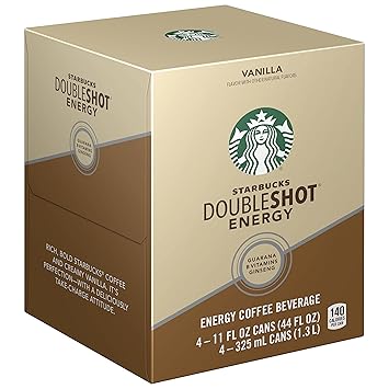 Amazon Com Starbucks Doubleshot Energy Coffee Vanilla 11 Fl Oz