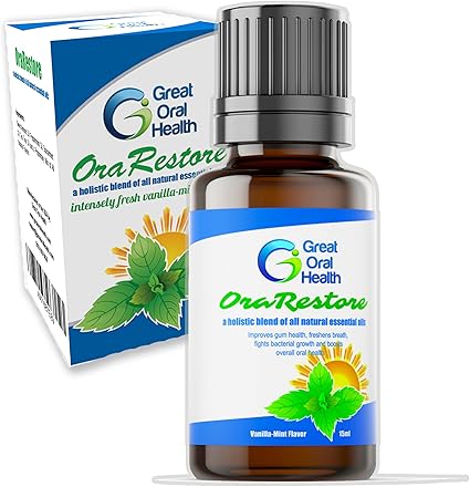 Amazon Com Orarestore Natural Bad Breath Treatment Concentrated Blend Of Essential Oils Dentist Formulated Liquid Toothpaste Mouthwash For Healthy Gums Teeth Tooth Oil For Oral Care Ebooklet Included15 Ml Health Personal Care