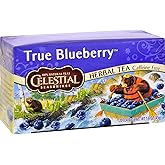 Celestial Seasonings Herbal Tea - Caffeine Free - True Blueberry - Natural Tea - 20 Bags (Pack of 2)