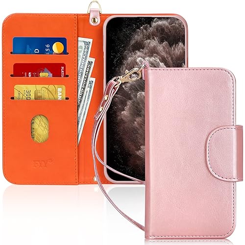 FYY Case for iPhone 11 Pro Max [Kickstand Feature] Luxury PU