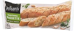 Julians Recipe, Frozen, Butter And Garlic Baguette, 12.35 Ounce