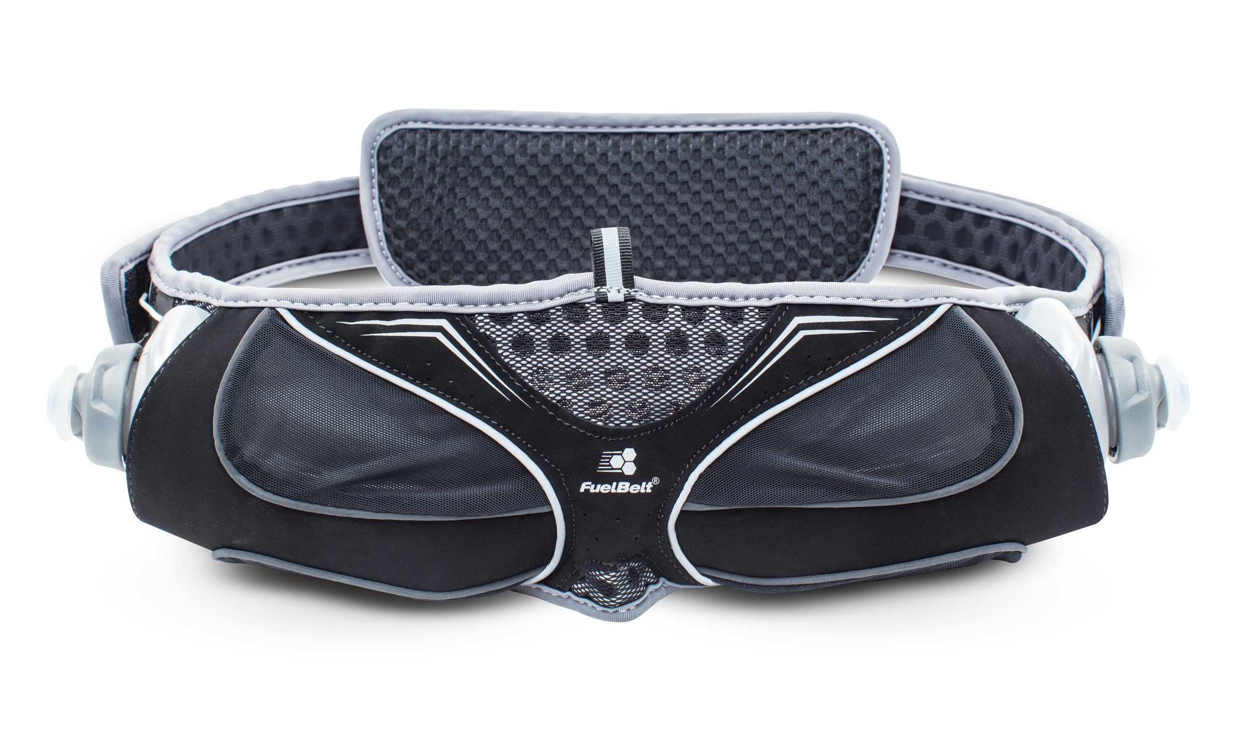 FuelBelt Helium Ergo Hydration Lightweight, Two-Bottle Running Belt, Marble, Medium