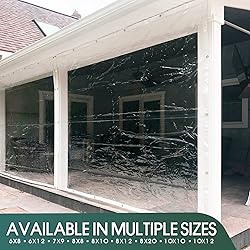 CCS Waterproof Clear PVC Tarp Cover – Extra Heavy