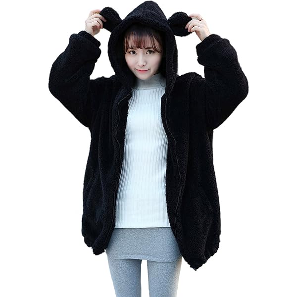 C'est le nouveau Kawaii 1 pièce Sweat-shirt à capuche zippé avec décoration de d