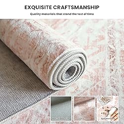 QD-Udreamy 6x9 Area Rugs - Machine Washable Rugs