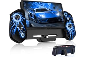 AXYBCOOL Joypad Controller for Nintendo Switch/OLED, Switch Pro Controllers with Hall Joystick, One-Piece Switch Controller Replacement Handheld Mode, Switch Remote with/Turbo/Vibration/4 Game Slot