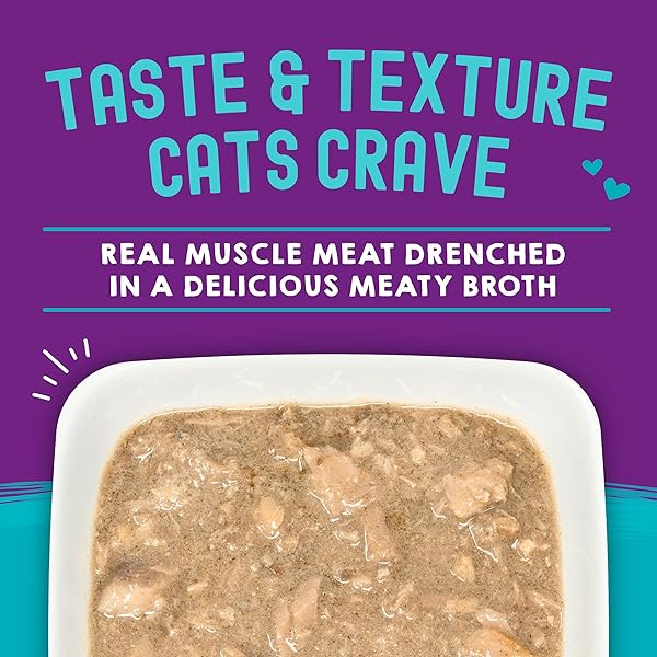 STELLA & CHEWY’S CARNIVORE CRAVINGS WET CAT FOOD – PREMIUM POUCHES – GRAIN FREE, HIGH PROTEIN SALMON, TUNA & MACKEREL – PERFECT FOR PICKY EATERS – COMPLETE MEAL OR TOPPER (2.8 OZ, 12 PACK)