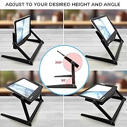 MAGNIPROS Patented 5X Large LED Page Magnifier with